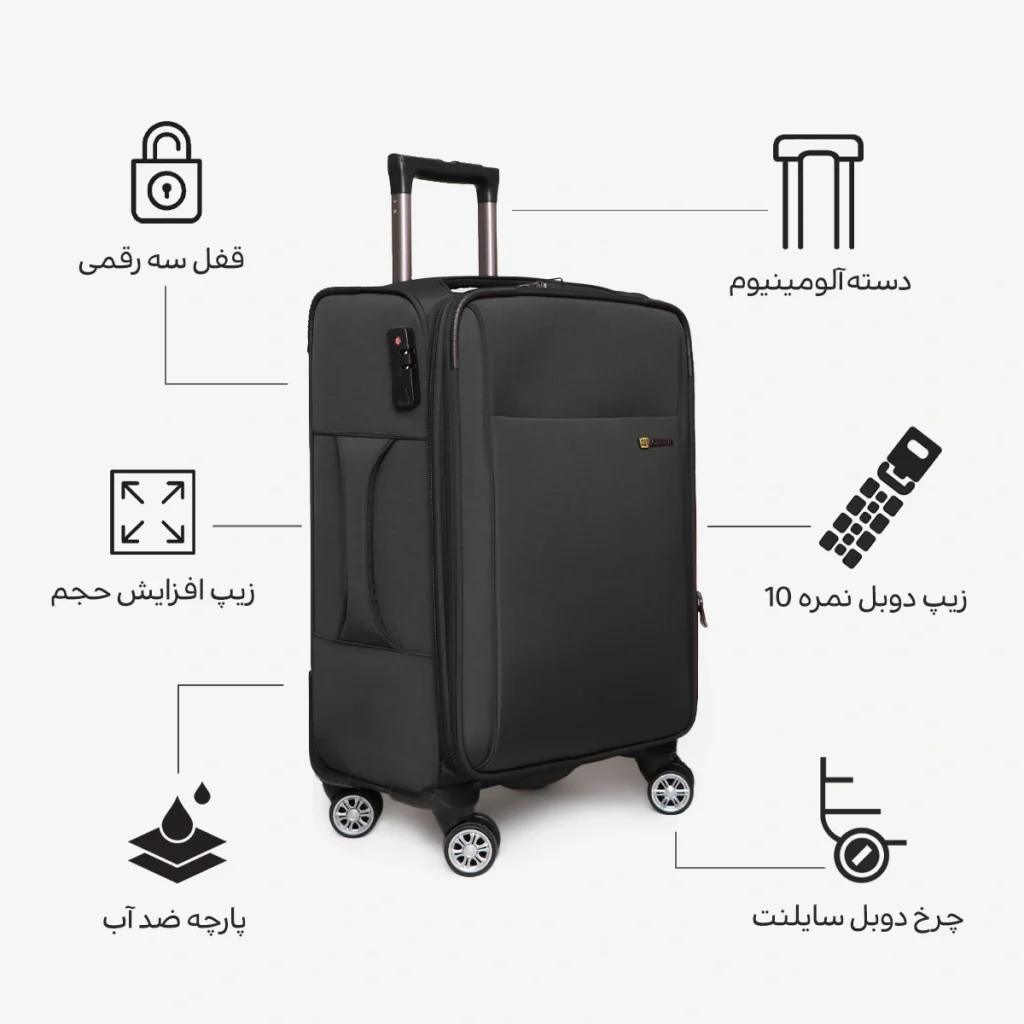 ست چمدان برزنتی برند CAT