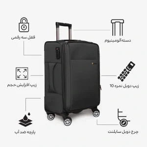 ست چمدان برزنتی برند CAT