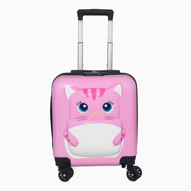 چمدان کودک گربه صورتی