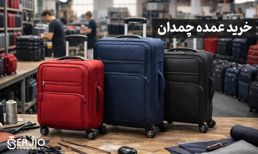 خرید عمده چمدان برزنتی | تولید و پخش چمدان با برند دلخواه